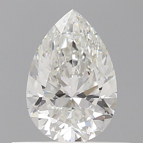 0.51 carat F-VS1 Natūralus Pear Deimantas (1)