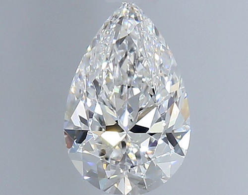 0.5 carat E-VS2 Natūralus Pear Deimantas (1)