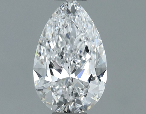 0.5 carat D-IF Natūralus Pear Deimantas (1)
