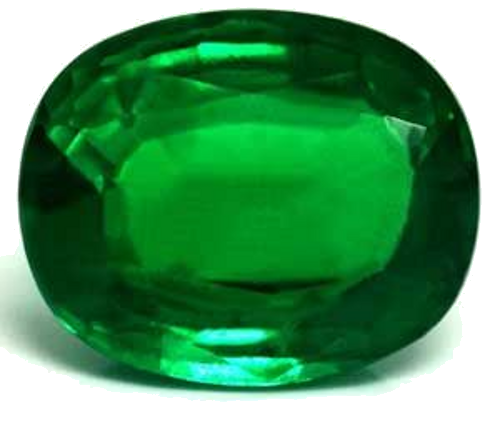 4.05 carat GREEN Cushion Smaragdas (1)
