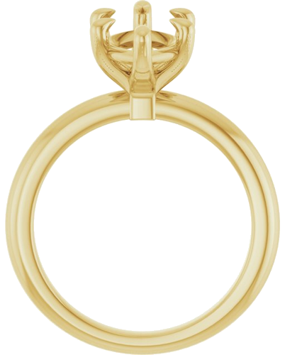 Sužadėtuvių Žiedas „Claw-Prong“ 14k yellow gold Marquise 15mm x 7mm (2)