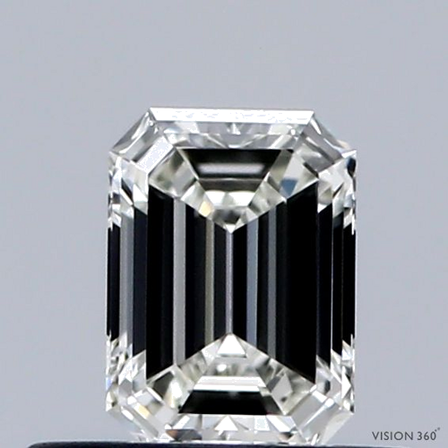 0.41 carat J-IF Natūralus Emerald Deimantas (1)