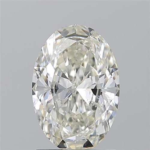 1.5 carat K-SI2 Natūralus Oval Deimantas (1)