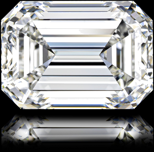 4.04 carat I-VVS2 Natūralus Emerald Deimantas (1)