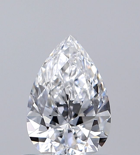0.5 carat D-VS1 Natūralus Pear Deimantas (1)