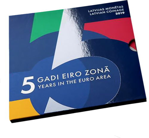 2019 Latvija BU Euro monetų rinkinys (3)