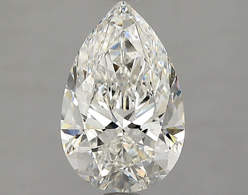 2.04 carat G-SI2 Natūralus Pear Deimantas (1)