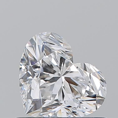 0.7 carat D-VS2 Natūralus Heart Deimantas (1)