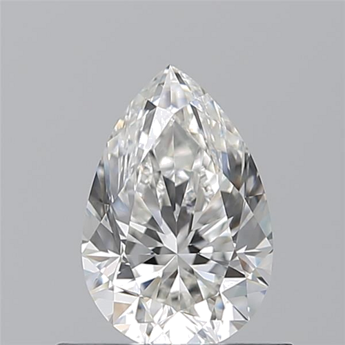 0.7 carat G-VVS2 Natūralus Pear Deimantas (1)