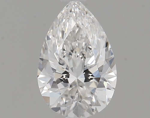 0.5 carat E-SI1 Natūralus Pear Deimantas (1)