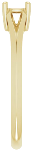 Sužadėtuvių Žiedas „Solitaire Split Shank“ 14k yellow gold Round 4.8mm (4)