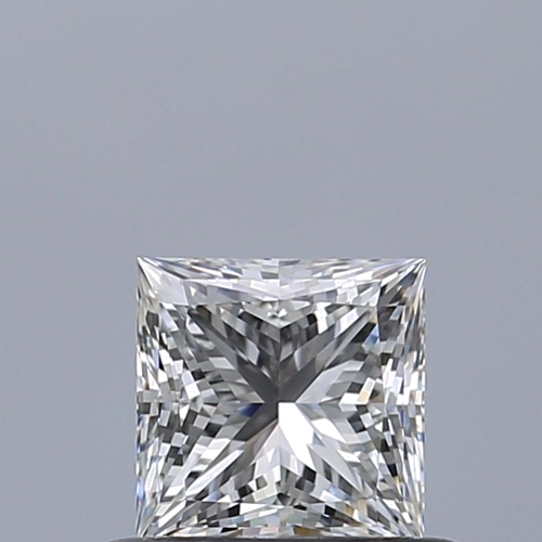 0.53 carat G-VVS2 Natūralus Princess Deimantas (1)