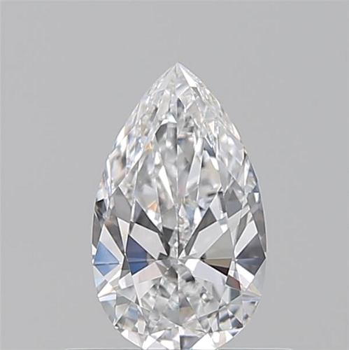 0.5 carat D-VS1 Natūralus Pear Deimantas (1)
