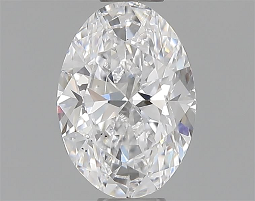 0.45 carat D-SI1 Natūralus Oval Deimantas (1)