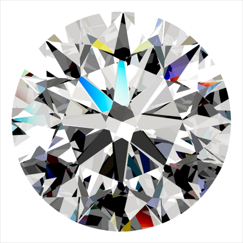 0.33 carat E-VVS1 Excellent cut Natūralus Round Deimantas (1)