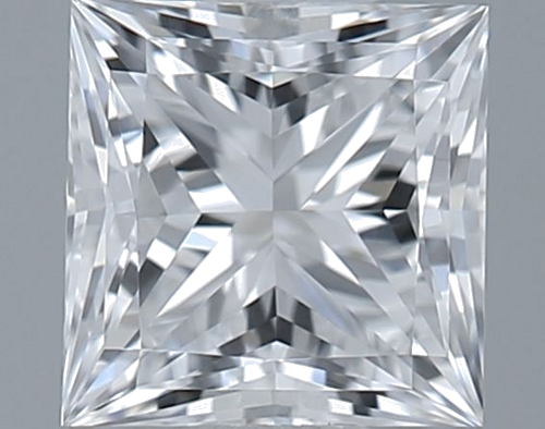 0.41 carat E-VVS1 Natūralus Princess Deimantas (1)