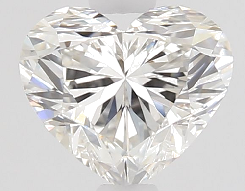 0.83 carat H-VVS2 Natūralus Heart Deimantas (1)
