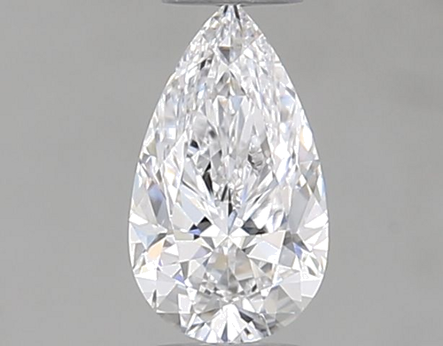 0.3 carat D-VS1 Natūralus Pear Deimantas (1)