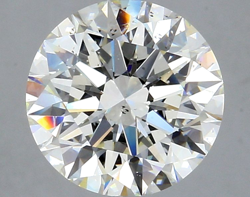 3.2 carat J-SI1 Excellent cut Natūralus Round Deimantas (1)