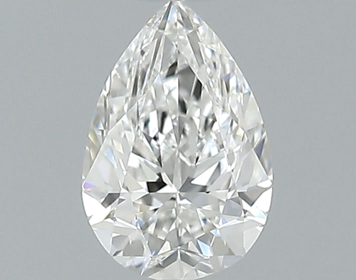 0.5 carat G-VS2 Natūralus Pear Deimantas (1)