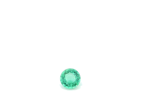 0.34 carat GREEN Round Smaragdas (1)