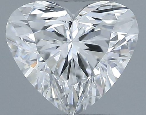 0.31 carat F-VVS1 Natūralus Heart Deimantas (1)