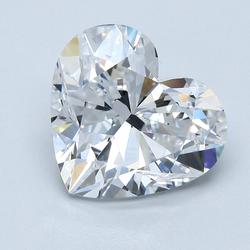 5.03 carat D-IF Natūralus Heart Deimantas (1)