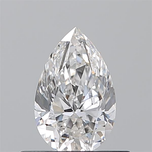 0.51 carat F-VVS1 Natūralus Pear Deimantas (1)