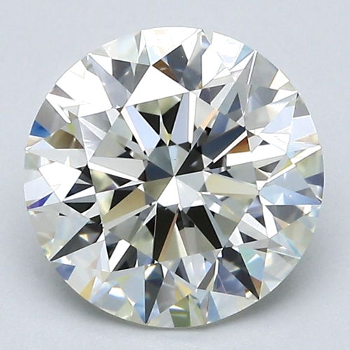 2.6 carat K-VVS2 Excellent cut Natūralus Round Deimantas (1)