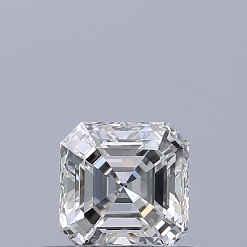 0.4 carat F-VVS1 Natūralus Asscher Deimantas (1)