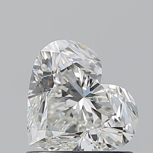 0.9 carat H-VS1 Natūralus Heart Deimantas (1)