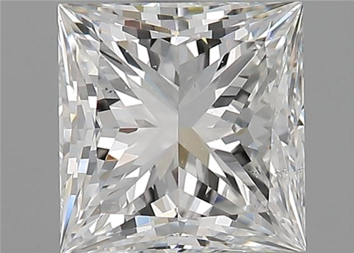 1.72 carat F-VS2 Natūralus Princess Deimantas (1)