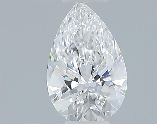 0.31 carat D-VS2 Natūralus Pear Deimantas (1)