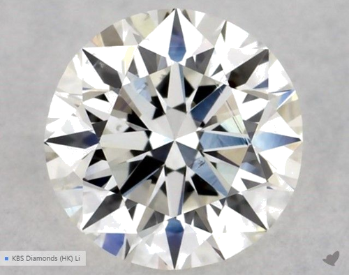 0.5 carat H-VS2 Excellent cut Natūralus Round Deimantas (1)
