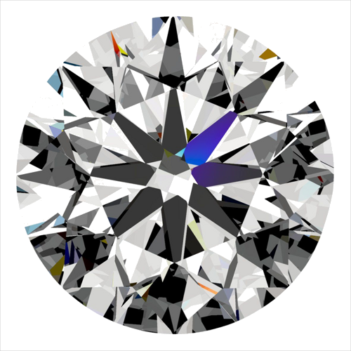 0.3 carat D-VS2 Very Good cut Natūralus Round Deimantas (1)