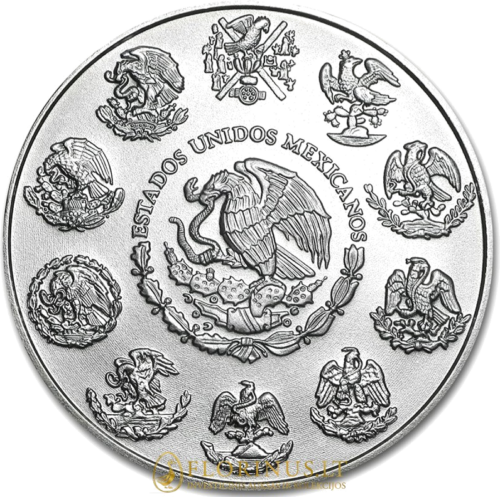 1 oz Ангел Свободы серебряная монета Мексика (разные годы) (2)