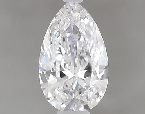 0.37 carat D-SI1 Natūralus Pear Deimantas (1)