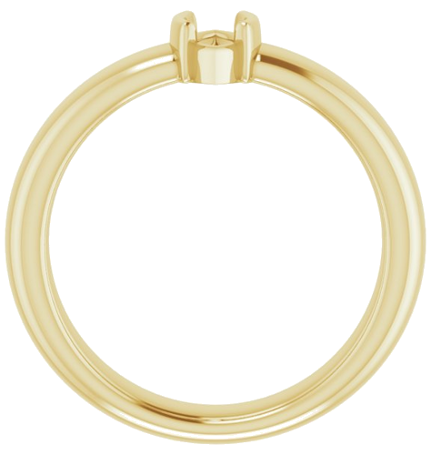 Sužadėtuvių Žiedas „Half-Bezel Solitaire“ 14k yellow gold Marquise 7mm x 3.5mm (2)