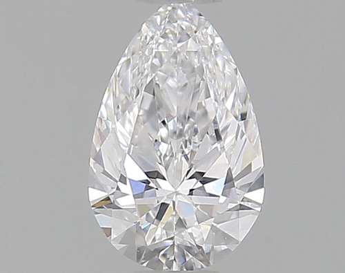 0.33 carat D-VS1 Natūralus Pear Deimantas (1)
