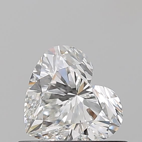 0.5 carat G-VVS1 Natūralus Heart Deimantas (1)