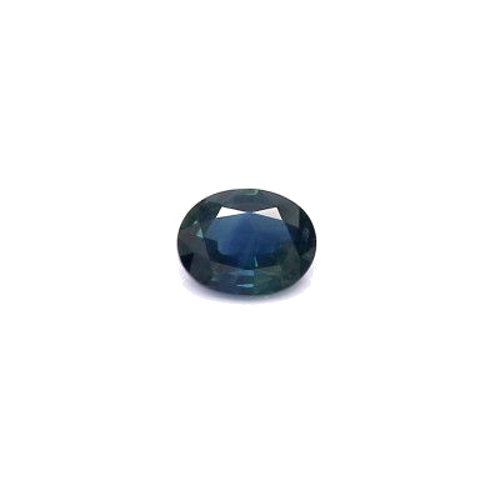 0.69 carat BLUE BRILLIANTSTEP cut Oval Safyras (1)
