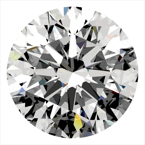 0.31 carat F-VVS2 Excellent cut Natūralus Round Deimantas (1)