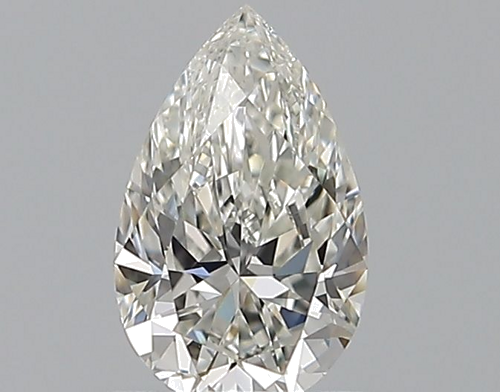0.5 carat H-VVS2 Natūralus Pear Deimantas (1)