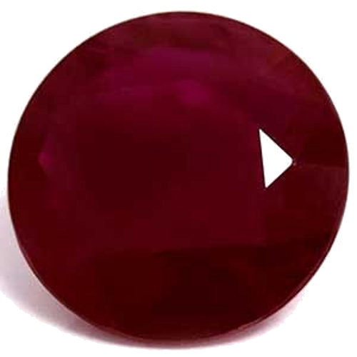 1.89 carat RED Round Rubinas (1)