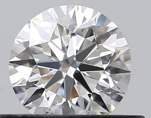 0.46 carat F-SI1 Excellent cut Natūralus Round Deimantas (1)