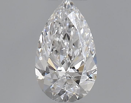 0.33 carat D-IF Natūralus Pear Deimantas (1)