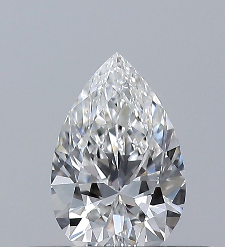 0.3 carat G-IF Natūralus Pear Deimantas (1)