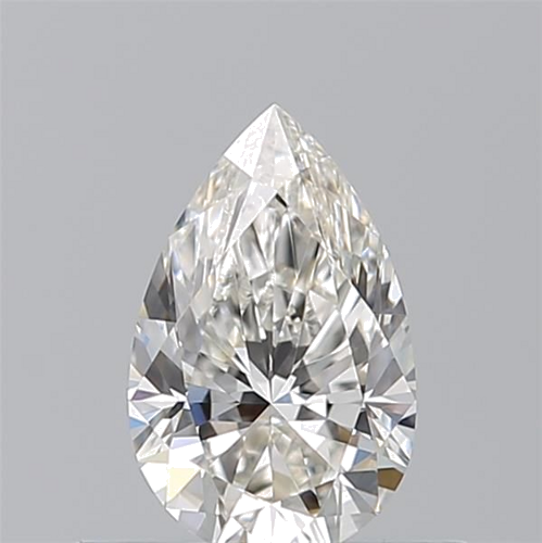 0.5 carat I-VVS2 Natūralus Pear Deimantas (1)