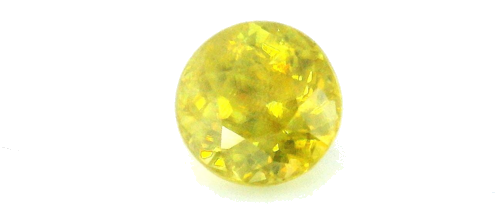 0.69 carat YELLOW Round Sphene (1)