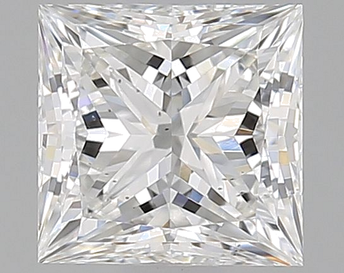 0.56 carat F-SI1 Natūralus Princess Deimantas (1)